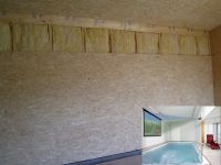 Das vollgedämmte Ständerwerk wurde mit OSB-Spanplatten geschlossen, darauf der bauphysikalisch sichere Ausbau mit dem ISO-PLUS-SYSTEM.
